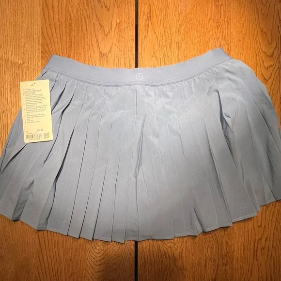 NWT! Size 12 - Lululemon Blue High Rise Pleated Tennis Skirt - Picture 3 of 4